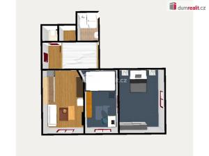 Pronájem bytu 3+kk, Praha - Smíchov, Bieblova, 65 m2