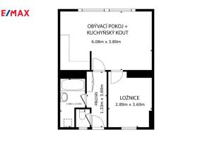 Prodej bytu 1+1, Praha - Krč, Humpolecká, 42 m2