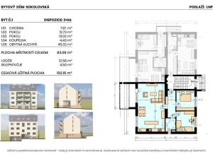 Prodej bytu 3+kk, Bučovice, Sokolovská, 100 m2