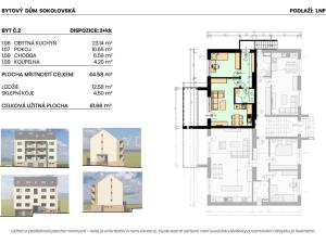 Prodej bytu 2+kk, Bučovice, Sokolovská, 61 m2