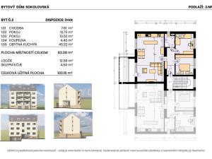 Prodej bytu 3+kk, Bučovice, Sokolovská, 100 m2