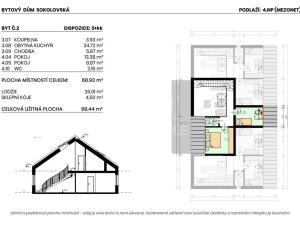 Prodej bytu 3+kk, Bučovice, Sokolovská, 99 m2