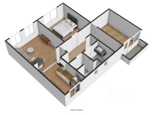 Pronájem bytu 3+kk, Praha - Letňany, Kladrubská, 73 m2