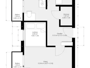 Pronájem bytu 1+1, Brno, Mojmírovo náměstí, 36 m2