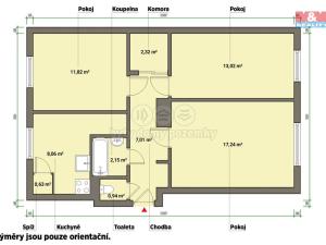 Pronájem bytu 3+1, Mariánské Lázně, U Pily, 64 m2