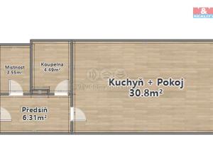 Prodej bytu 1+kk, Plzeň - Severní Předměstí, alej Svobody, 45 m2