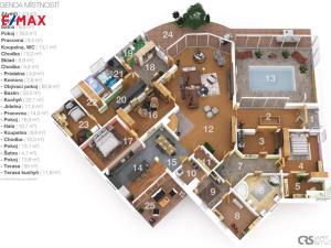 Prodej rodinného domu, Kostelec nad Labem - Jiřice, K Paterům, 290 m2