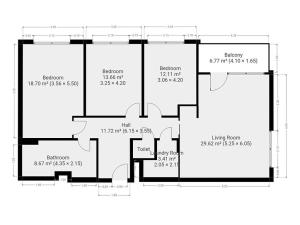 Pronájem bytu 4+kk, Praha - Strašnice, Počernická, 107 m2