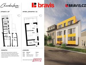 Prodej bytu 1+kk, Brno, Charbulova, 38 m2