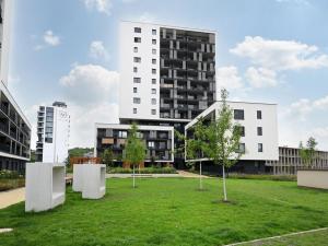 Pronájem bytu 1+kk, Praha - Modřany, Mezi vodami, 33 m2