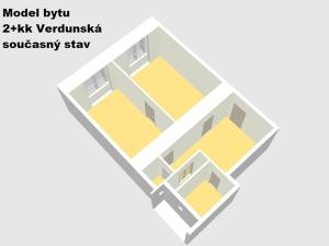 Prodej bytu 2+kk, Praha - Bubeneč, Verdunská, 54 m2