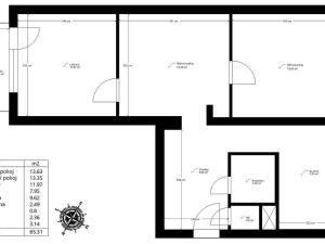 Pronájem bytu 3+kk, Lázně Bohdaneč, Za Školkou, 60 m2