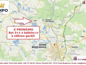 Pronájem bytu 3+1, Zliv, Jáchymovská, 52 m2