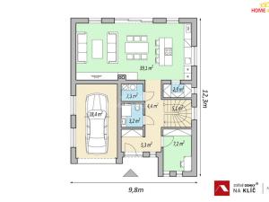 Prodej rodinného domu, Nivnice, Podohradí, 149 m2
