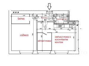 Pronájem bytu 3+kk, Písek - Pražské Předměstí, Pražská, 70 m2