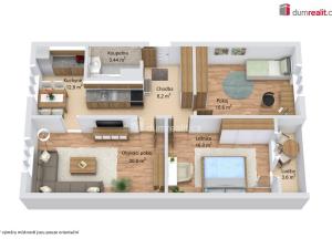Pronájem bytu 3+1, Karlovy Vary - Rybáře, Sibiřská, 84 m2