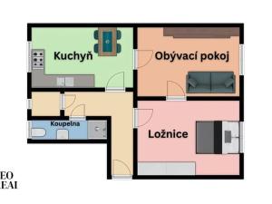 Prodej bytu 2+1, Praha - Veleslavín, Pod dvorem, 66 m2