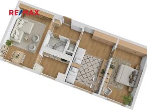 Pronájem bytu 3+1, Praha - Strašnice, Dvouletky, 60 m2