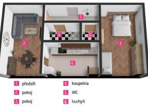 Prodej bytu 2+1, Třebíč - Horka-Domky, Demlova, 55 m2
