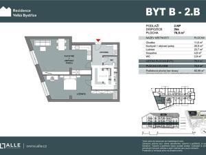 Prodej bytu 2+kk, Velká Bystřice, 77 m2