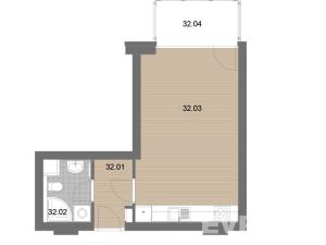 Pronájem bytu 1+kk, Hořovice, U Knížecí cesty, 32 m2