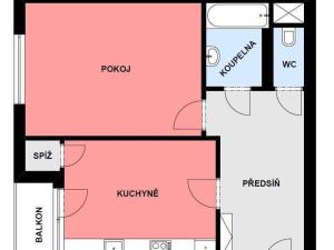 Pronájem bytu 1+1, Brno, Kounicova, 50 m2