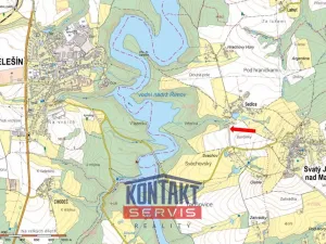 Prodej pozemku pro bydlení, Svatý Jan nad Malší - Sedlce, 1254 m2