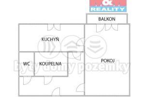 Pronájem bytu 1+1, Havířov - Podlesí, Okrajová, 34 m2