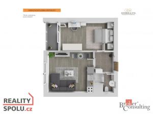 Prodej bytu 2+kk, Česká Lípa, Ústecká, 43 m2