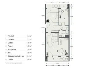 Prodej bytu 3+kk, Neratovice, Kojetická, 60 m2