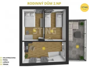 Prodej rodinného domu, Ostředek, 119 m2