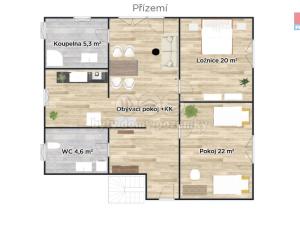 Prodej rodinného domu, Praha - Kyje, Osická, 230 m2