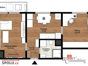 Pronájem bytu 2+1, Hranice - Hranice I-Město, Nová, 42 m2