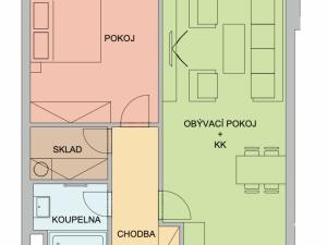 Pronájem bytu 2+kk, Olomouc, Aloise Rašína, 68 m2