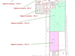 Pronájem výrobních prostor, Třebíč, V. Nezvala, 102 m2