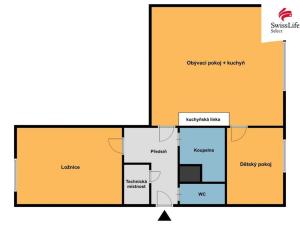 Prodej bytu 3+kk, Doksy, Pražská, 56 m2
