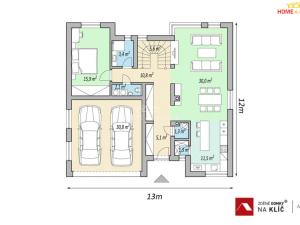 Prodej rodinného domu, Nivnice, Podohradí, 163 m2
