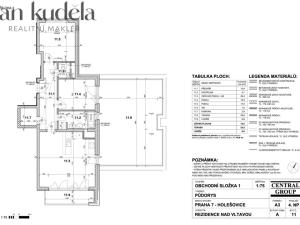 Pronájem bytu 3+kk, Praha - Holešovice, V háji, 74 m2