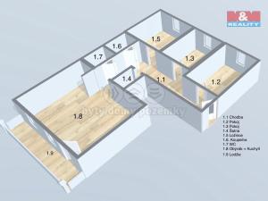 Prodej bytu 4+kk, Poděbrady - Poděbrady III, Kunštátská, 86 m2