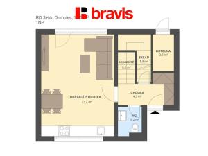 Prodej bytu 3+kk, Drnholec, Výsluní, 80 m2