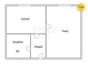 Prodej bytu 1+1, Třebíč, Modřínová, 42 m2