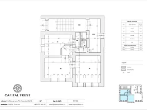 Pronájem bytu 2+1, Poděbrady - Poděbrady II, nám. T.G.Masaryka, 74 m2
