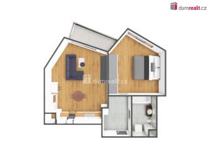 Pronájem bytu 2+kk, Praha - Strašnice, Ramonova, 65 m2