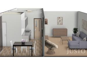 Prodej bytu 2+1, Písek - Budějovické Předměstí, nábřeží 1. máje, 61 m2