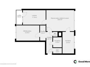 Prodej bytu 3+1, Zlín, Podlesí III, 74 m2