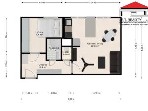 Prodej bytu 2+kk, Frýdek-Místek, Bruzovská, 39 m2