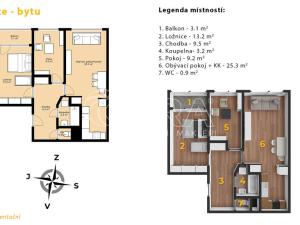 Prodej bytu 3+kk, Beroun - Beroun-Město, Tyršova, 62 m2