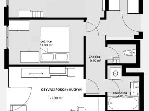 Prodej bytu 3+kk, České Budějovice - České Budějovice 7, Rožnovská, 75 m2