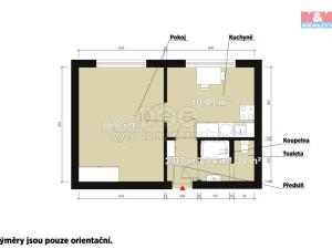 Pronájem bytu 1+1, Plzeň - Severní Předměstí, Elišky Krásnohorské, 32 m2