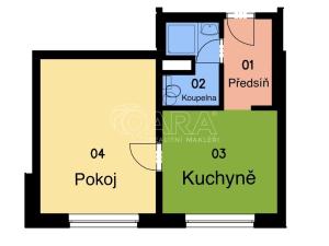 Pronájem bytu 1+1, Praha - Újezd nad Lesy, Sudějovická, 37 m2